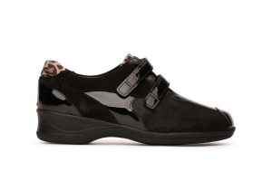 lucia black leopard zwart
