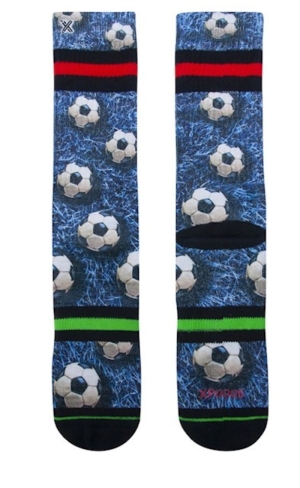 soccer field blauw