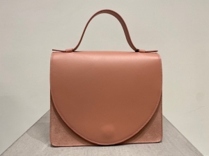 Mini Briefcase combi suede ros roos