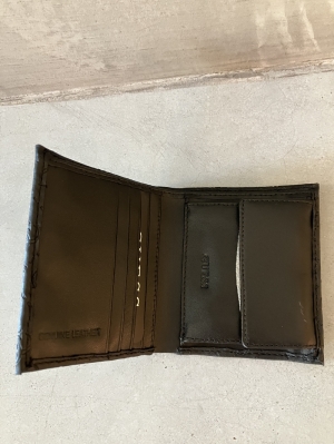 vezzola small billfold black zwart