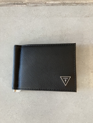 certosa money clip card case z zwart