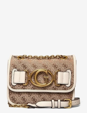 aileen crossbody flap ivory bruin logo