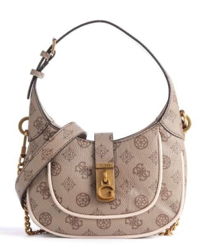 maimie mini hobo cappuccino lo bruin logo