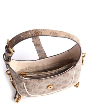 maimie mini hobo cappuccino lo bruin logo