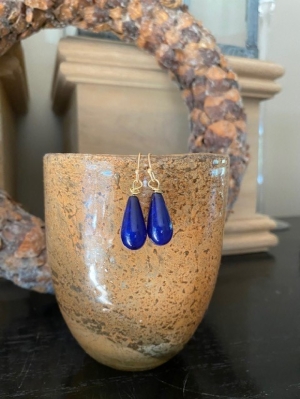Druppel blauw blauw