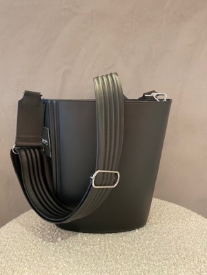 bucket bag black zwart