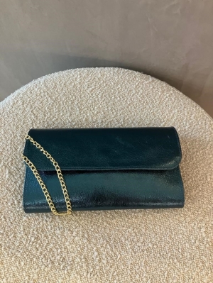 clutch metallic petrol 