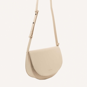 soma half moon bag stone beige