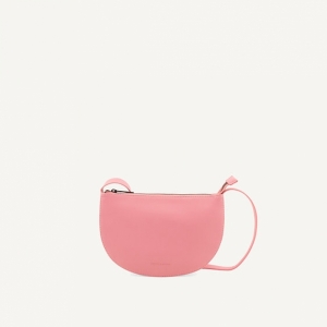 farou half moon bag bloom roze