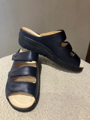 damesslipper donker blauw blauw
