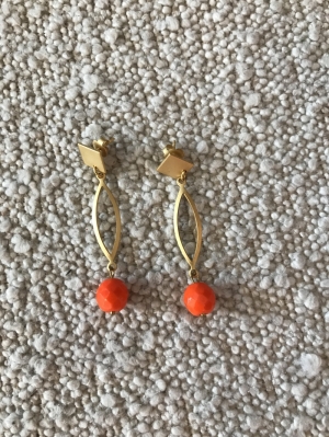 oorbellen oranje 08 