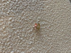 ring 3 stenen roze roze