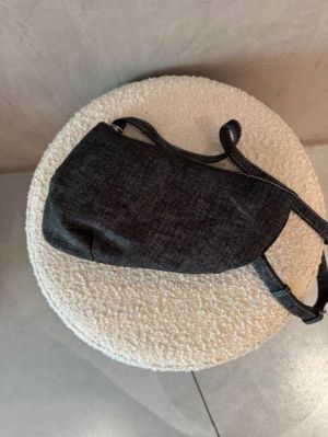 Large city tweed black zwart