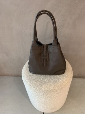 lederen tas bruin bruin