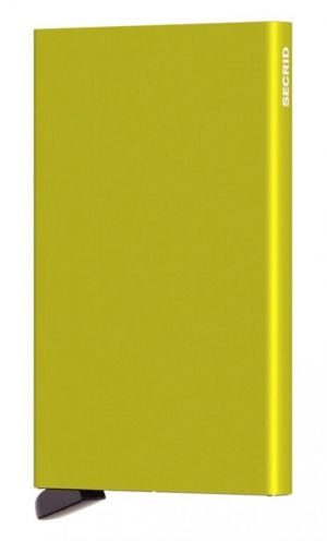 kaartenhouder geel groen