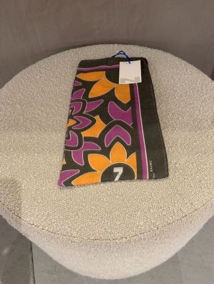sjaal cashmere 70x70cm kaki