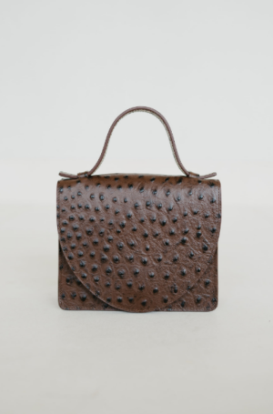 micro briefcase etna struzzo bruine