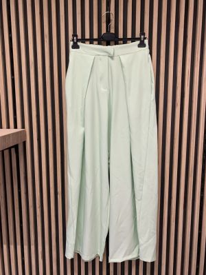 wijde broek groen