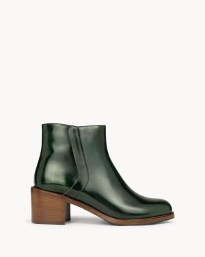 Frances spazzolato green groen