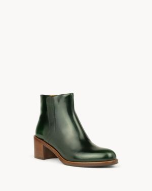 Frances spazzolato green groen