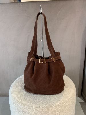 messina leather bruin